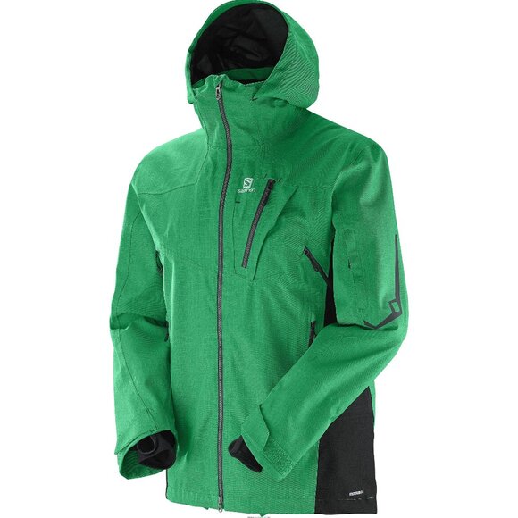 SALOMON Foresight 3L Waterproof Ski Snowboard Snow Jacket Sz Large - Picture 1 of 6